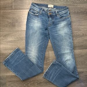 BKE Medium Blue Straight Leg Jeans